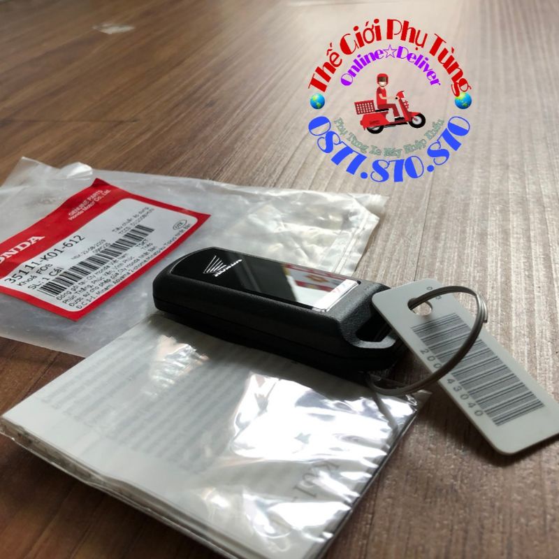 Remote - Chìa khóa Smartkey SH 2012 zin mới - 35111-K01-612
