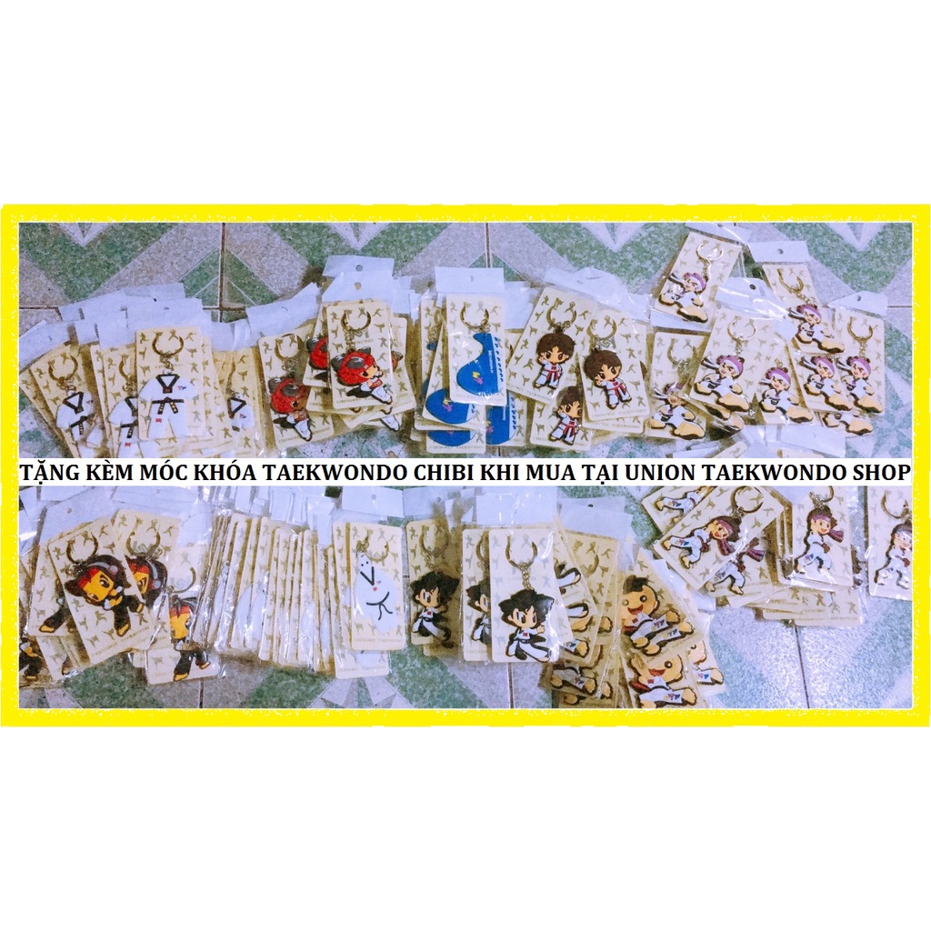 Võ Phục Taekwondo Das Basic Cổ Đen Cổ Đỏ Đen x UnionTaekwondoSHOP dobok