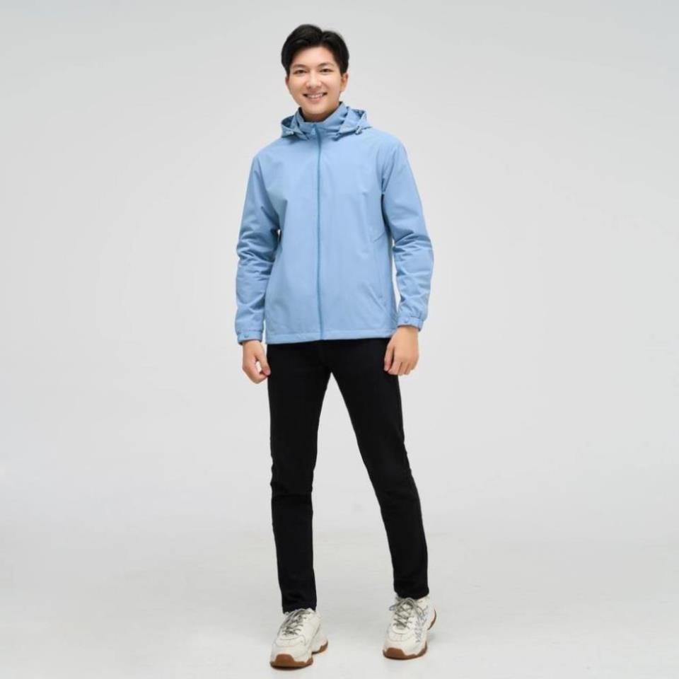 🌺 Áo khoác gió nam YODY 2 lớp chống thấm nước - Áo gió chống nắng, bụi nhiều màu AKM4029 -m98 a 2022 #