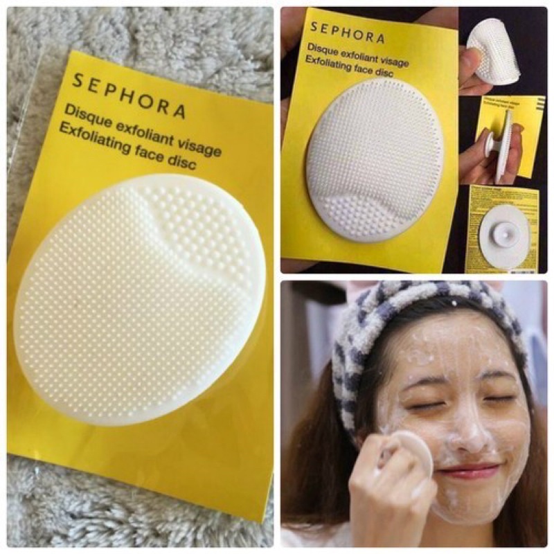 Miếng rửa mặt silicon Sephora Pad làm sạch sâu lỗ chân lông