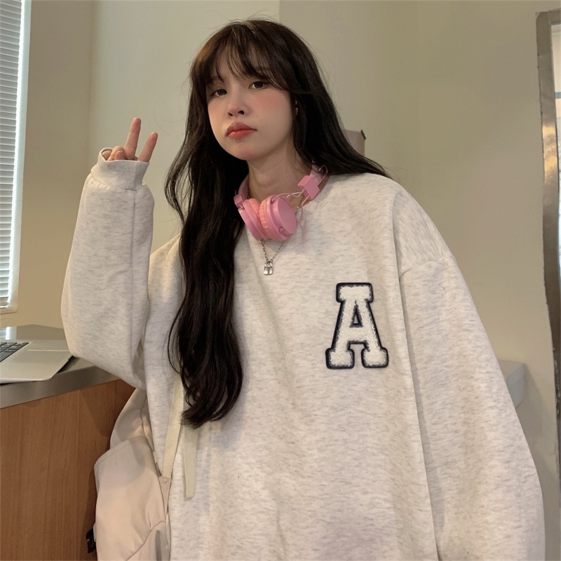 Áo sweater SUXI thiết kế dài tay mới thời trang theo phong cách Hàn Quốc dành cho nữ