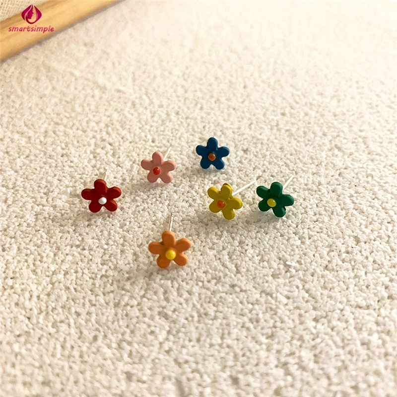 Bộ 6 khuyên tai nữ hình dáng xinh xắn
