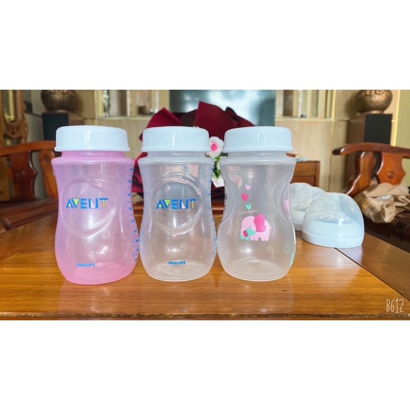 Phụ kiện nắp chặn, cổ,tay cầm cho bình sữa Philips AVENT Natural [Bình cổ rộng