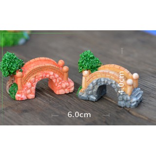 Cây cầu trang trí tiểu cảnh - phụ kiện terrarium - phụ kiện trang trí tiểu cảnh