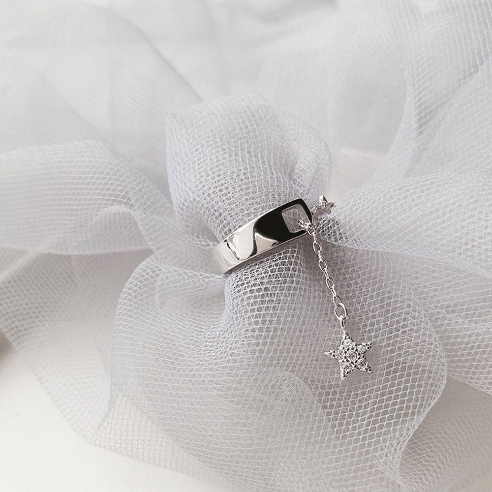 Nhẫn Hở Hình Mặt Trăng Dễ Thương|Trang Sức