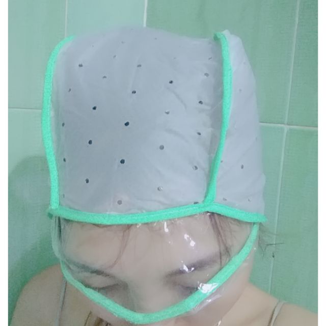 Mũ + cây móc lai nhuộm tóc