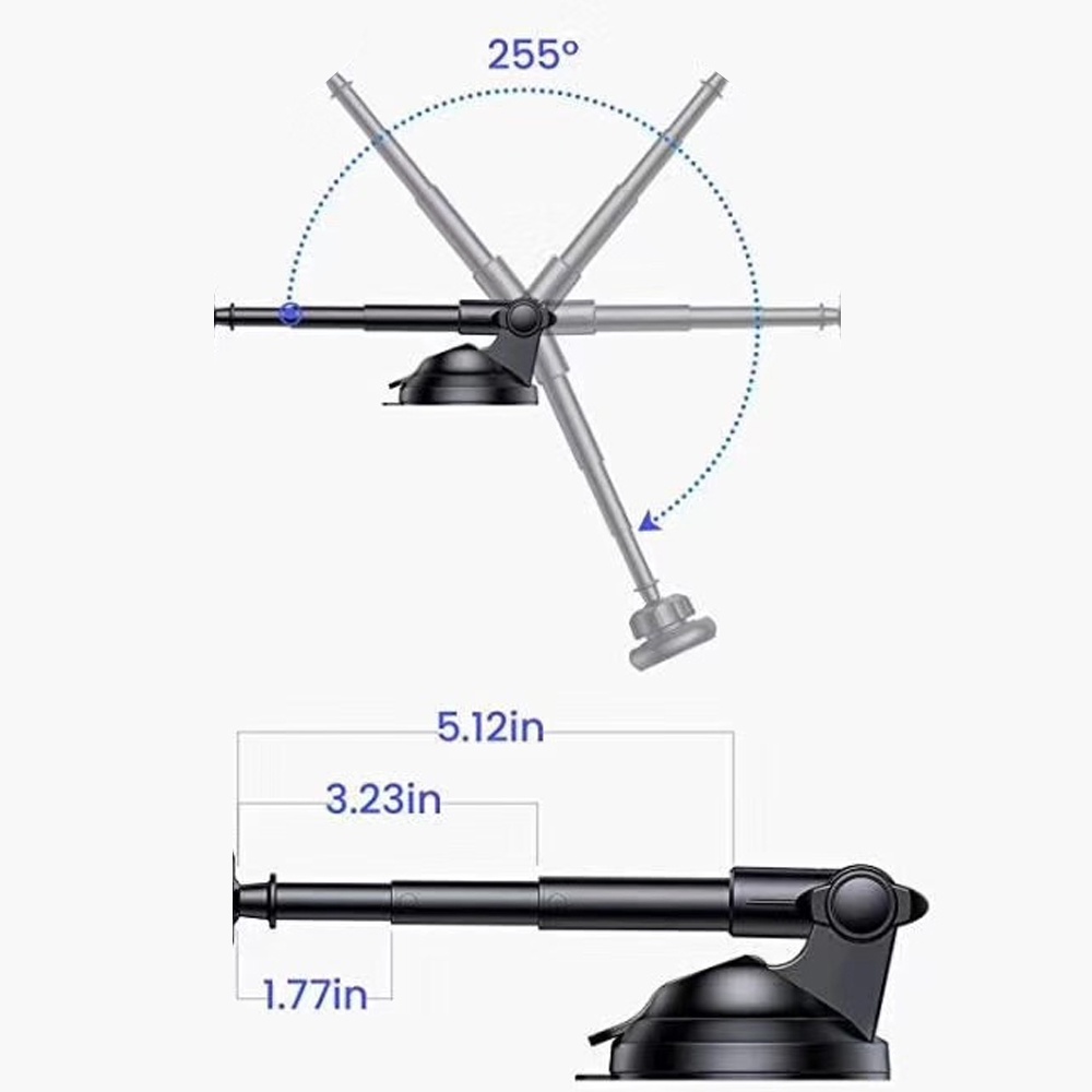 Giá Đỡ Máy Tính Bảng 4-12.9 Inch Có Giác Hút Chắc Chắn Cho iPhone Samsung Huawei Ipad Air Mini 1 2 3 4