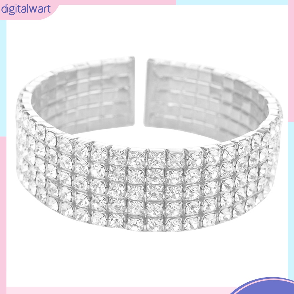 Vòng tay đính đá lấp lánh sang trọng trẻ trung dành cho nữ