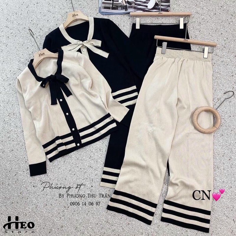 SET LEN NƠ QUẦN ỐNG SUÔNG
