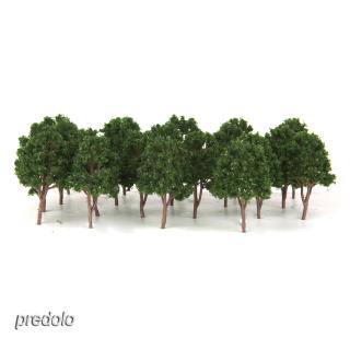 [Predolo] Bộ 20 Mô Hình Cây Giả Màu Xanh Lá Cây 7.5cm Trang Trí