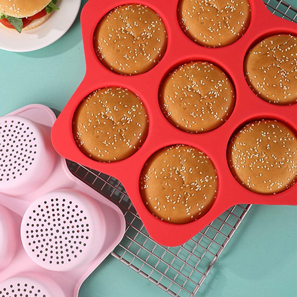 Khuôn Nướng Bánh 7 Ngăn Bằng Silicone Chống Dính