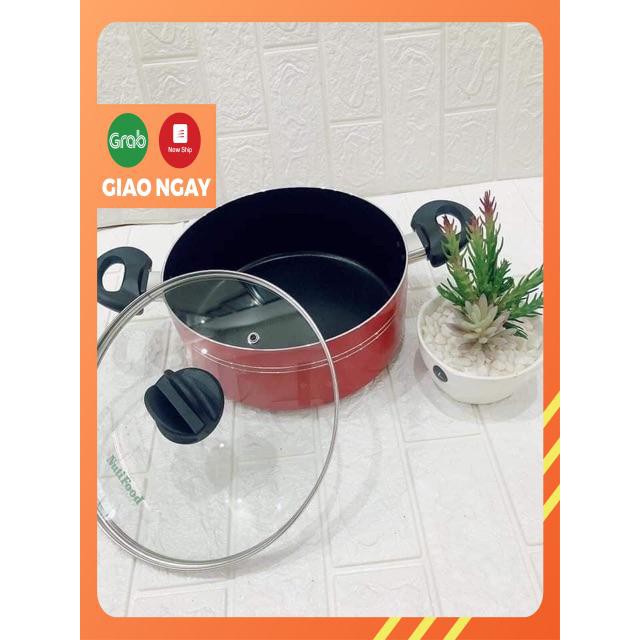 NỒI CHỐNG DÍNH GREEN COOK size 24cm - Quà tặng Nutifood