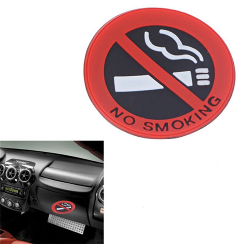 10 Miếng Dán Cảnh Báo &Quot; No Smoking &Quot; Cho Xe Hơi Văn Phòng