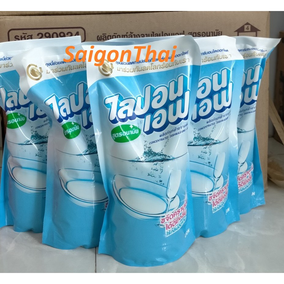 (SGT) Nước rửa chén LiponF không mùi Chính Hãng Thái Lan