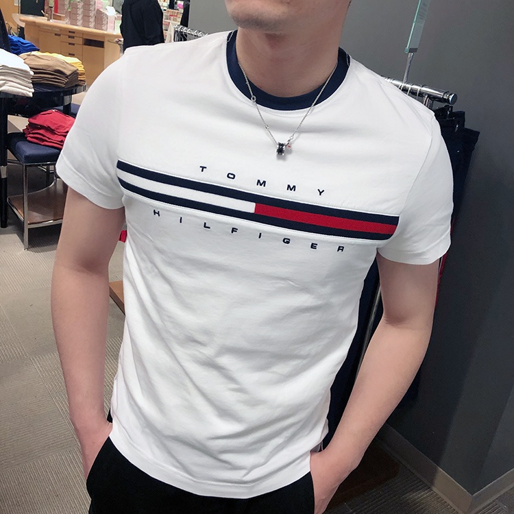 Áo thun cổ tròn Nhập khẩu Tommy  essential tShirt | BigBuy360 - bigbuy360.vn