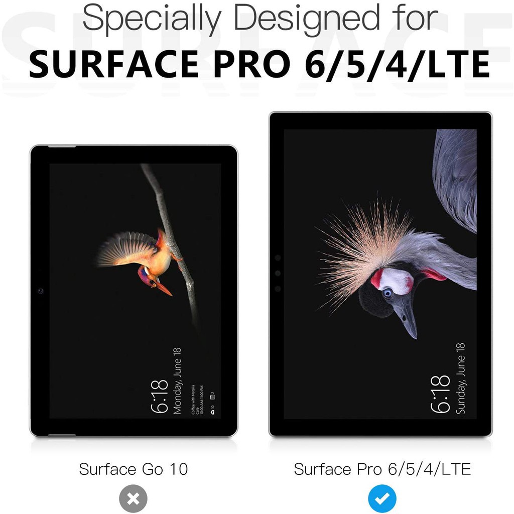 Dán màn hình HD cho Surface Pro 3,4,5,6,7, 7 plus, Surface pro X, Surface go , Surface go 2, Surface laptop