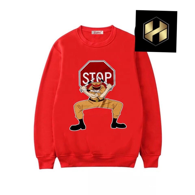 Áo sweater nam nữ stop có bigsize chất nỏ bông dày mịn