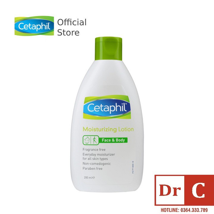 Sữa dưỡng ẩm Cetaphil ⚜️FREESHIP⚜️ Sữa dưỡng ẩm Cetaphil MOISTURIZING LOTION 200 ML