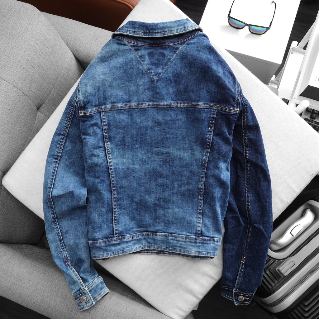 Áo Khoác Nữ Denim On Web, Dư Xuất Đức, Chất Jeans Cotton, Full Phụ Kiện Nút Tag Chuẩn, Có Bigsize ( 55kg - 80kg