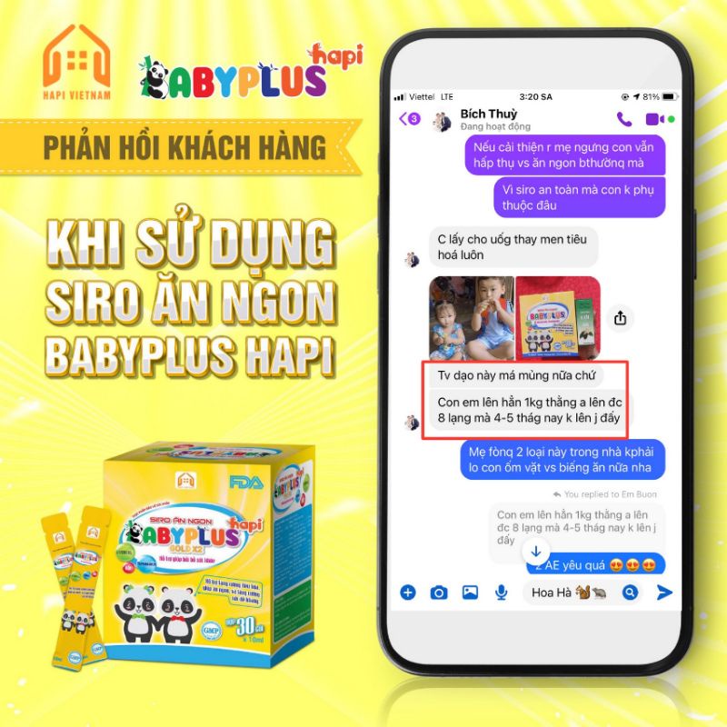 Siro Ăn Ngon Baby Plus❤MUA 1 TẶNG 2❤Siro Baby Plus - Giúp Bé Ăn Ngon, Ngủ Ngon, Tăng Cân, Tăng Sức Đề Kháng, Hết Táo Bón