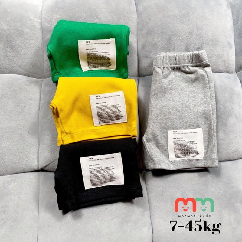 Quần legging bé gái size đại ngố thun cotton mềm mịn mát co dãn cho bé 24kg đến 40kg