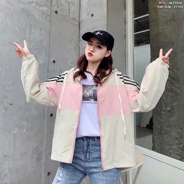 🌵 𝐓𝐡𝐞𝐔𝐥𝐳𝐳𝐚𝐧𝐠 🌵 053 Áo Khoác Bomber Kaki Phối Màu Chạy 3 Sọc (Kèm Video, Hình Thật) | BigBuy360 - bigbuy360.vn