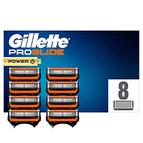 Bộ dao cạo râu chạy pin và 8 lưỡi dao cạo Râu Gillette Fusion Proglide 5+1