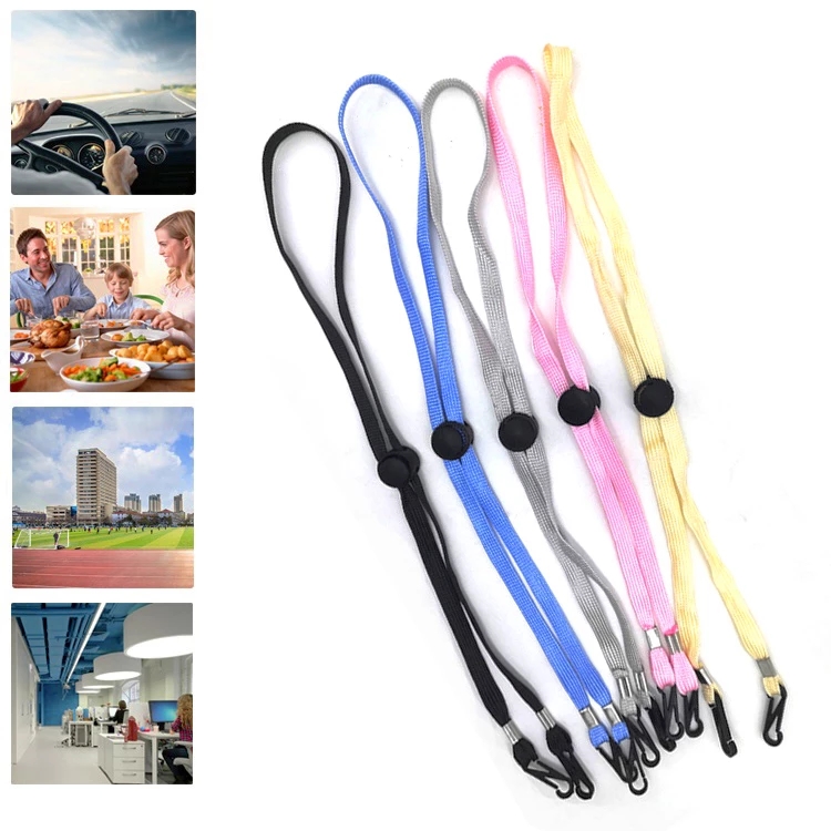 Dây đeo có thể điều chỉnh để giữ khẩu trang chống thất lạc tiện lợi