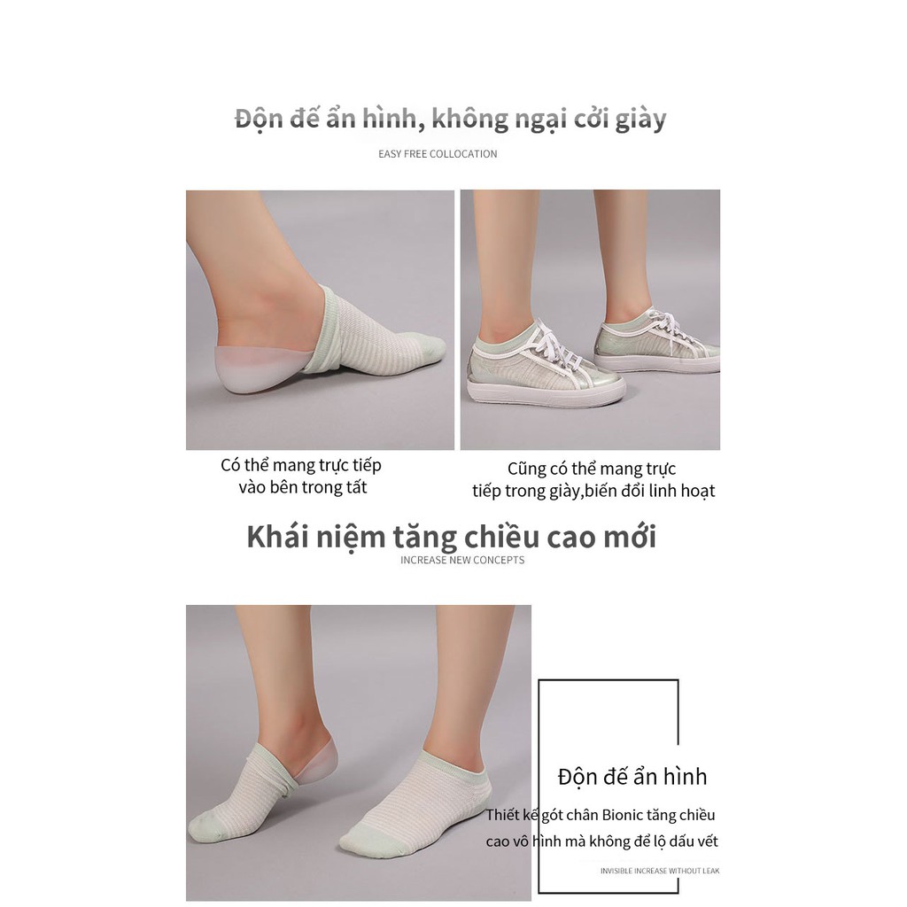 Miếng Lót giày tăng chiều cao thêm 3cm - HanruiOffical