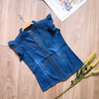 Áo Jean Cho Bé Gái Old Navy Denim Jean Giấy Xịn