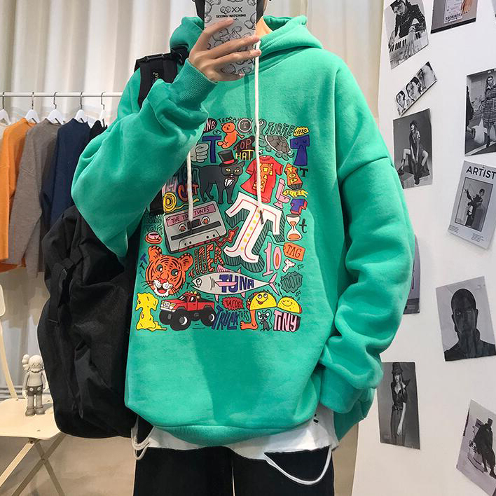 Áo Hoodies Oversize Thời Trang Dành Cho Nam (4 Màu)