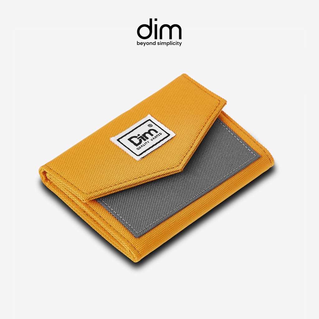 Ví Vải Đựng Thẻ Unisex Màu Phối DIM Flap Wallet