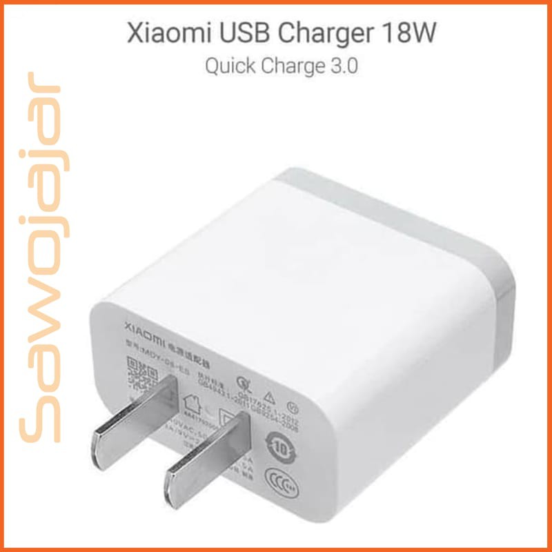 Củ Sạc Usb Xiaomi 18w Qc 3.0 Mdy-08-es