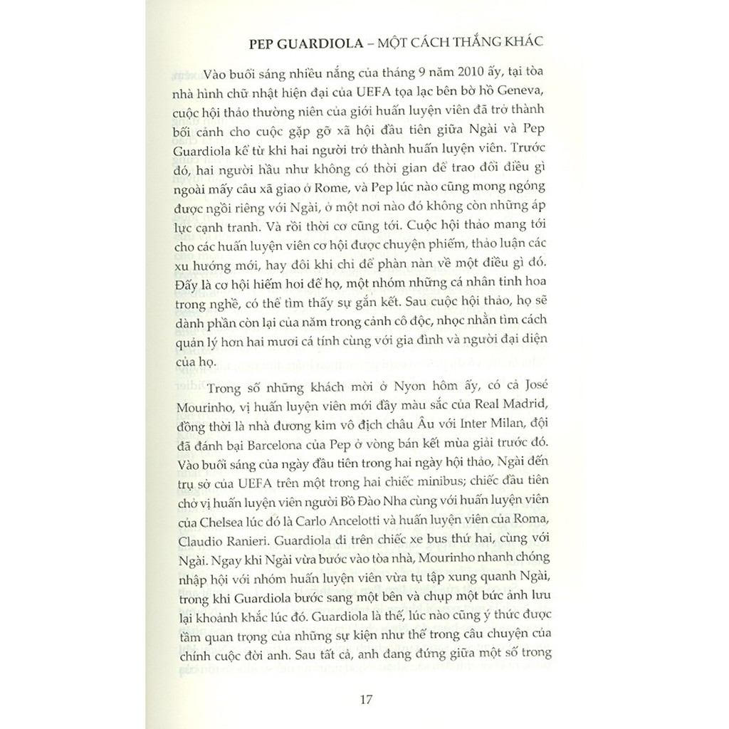 Sách - Pep Guardola - Một Cách Thắng Khác