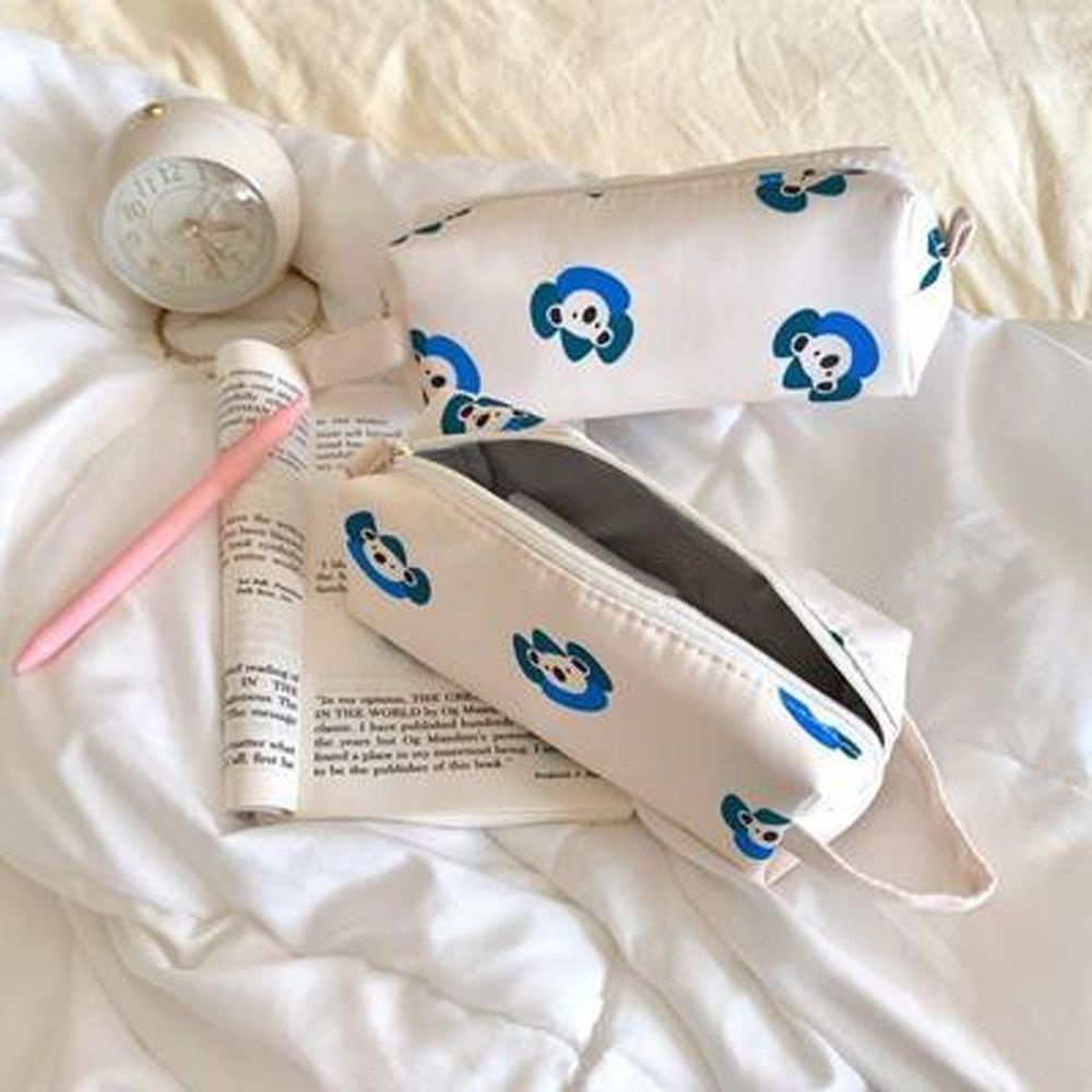 Túi Đựng Bút In Họa Tiết Bò Sữa Sức Chứa Lớn Tiện Dụng Cho Học Sinh / Nhân Viên Văn Phòng