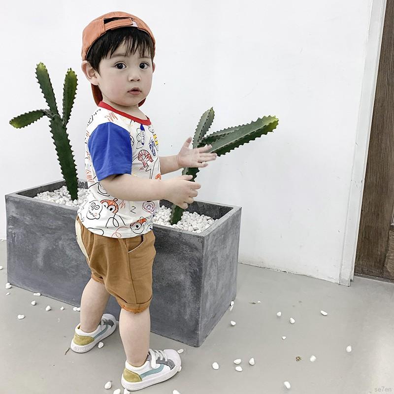 Bộ quần áo hoạt hình dễ thương cho bé trai