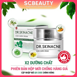 Kem giảm mụn ngừa thâm liền sẹo dr.skinacne 15g chính hãng