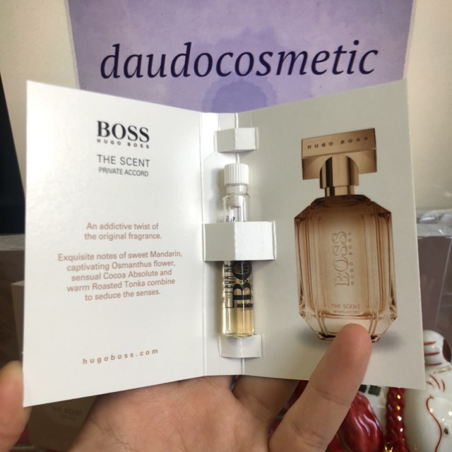 [ vial ] Nước hoa Hugo boss The Scent For Her EDP - The Scent Private Accord 1.5ml | Thế Giới Skin Care