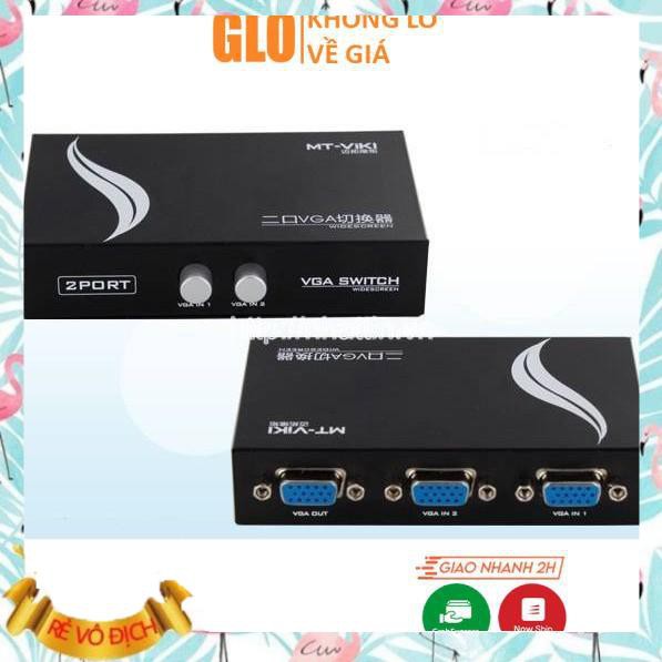 (Giá sỉ)  Box Chia 2 Vga Ra 1 Vga Màn Hình  - M103