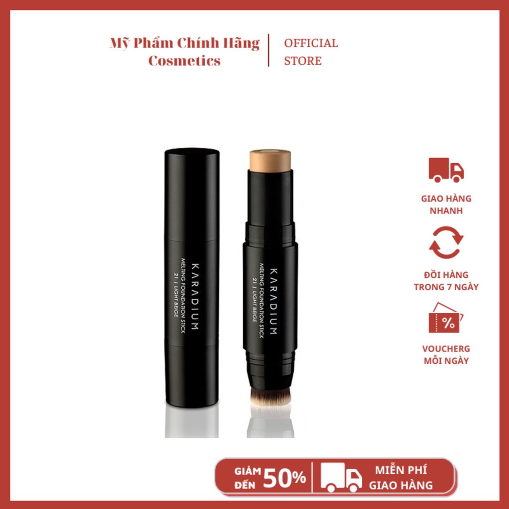 KEM NỀN DẠNG THỎI CHE KHUYẾT ĐIỂM Karadium Melting Foundation Stick