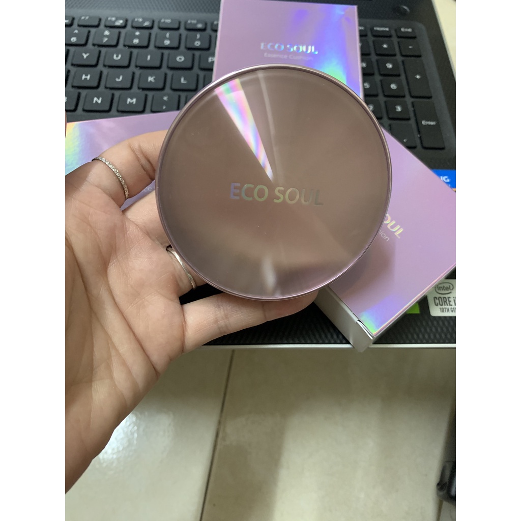Phấn nước THE SAEM ECO SOUL ESSENCE CUSHION WATERPROOF SPF 50+ PA+++ | BigBuy360 - bigbuy360.vn