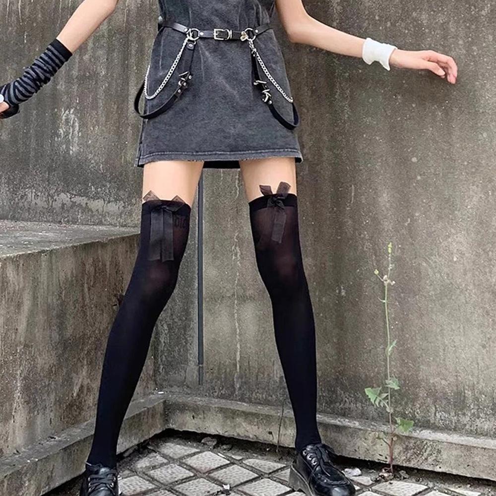 SOMEDAYZL Vớ Dài Qua Gối Phong Cách Lolita Gợi Cảm Cho Nữ