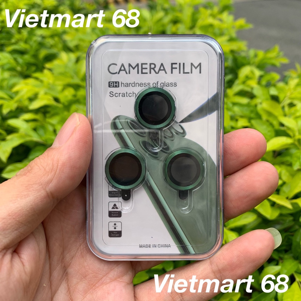 Mắt bảo vệ camera iP 13/13Mini, 13Pro/13ProMax, Chống bụi, hạn chế vân tay và chày xước mắt camera, Hộp Nhựa New
