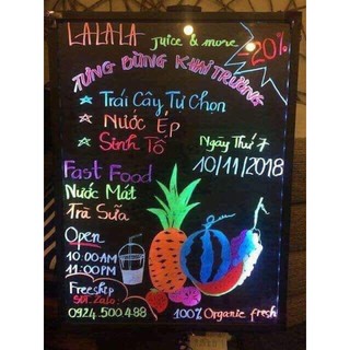 BẢNG VIẾT HUỲNH QUANG✌ RẺ VÔ ĐỊCH✌ <3 THU HÚT KHÁCH, TẶNG FULL PHỤ KIỆN KT 60 X 80