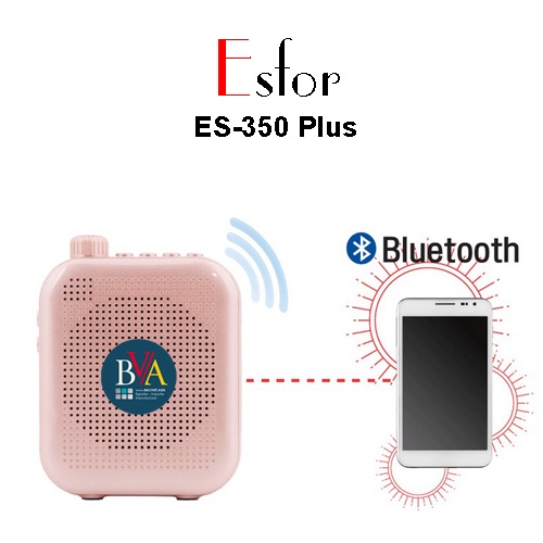 Máy trợ giảng Không dây Hàn Quốc ESFOR ES-350 Plus  và ES-350 Plus  Bluetooth song song 2 Mic