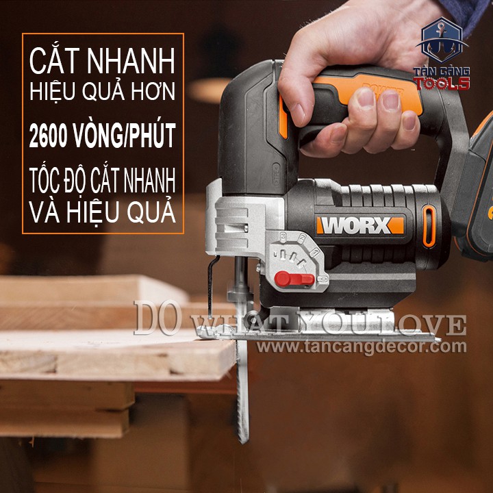 Máy Cưa Lọng Dùng Pin 20V Worx WX543