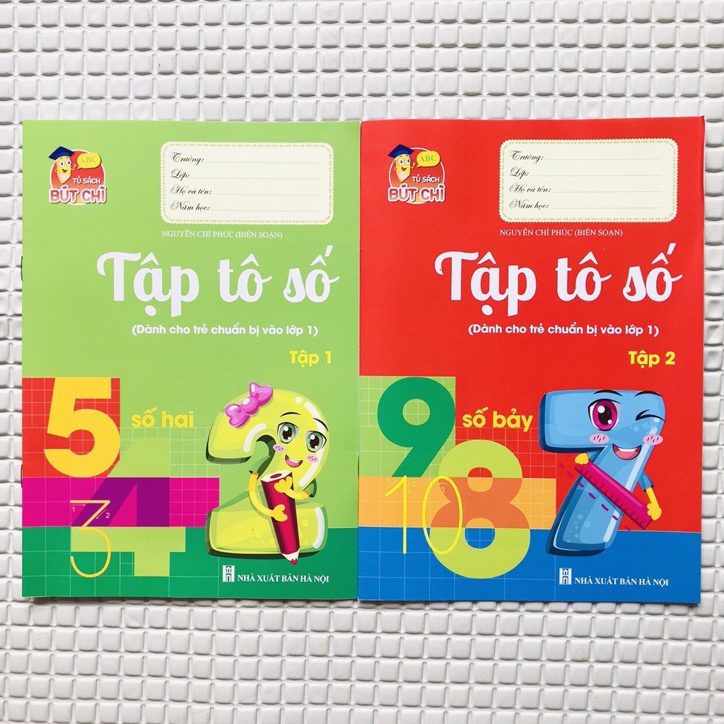 Dụng cụ học tập, bộ 8 Cuốn Dành Cho Trẻ Mầm Non Chuẩn Bị Vào Lớp 1
