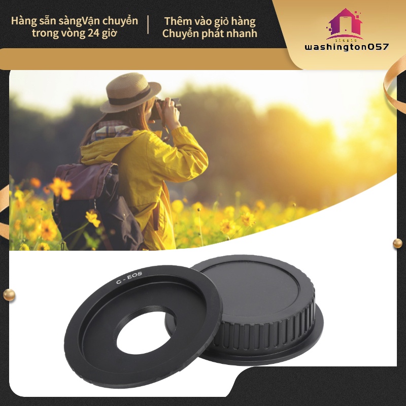 Hàng HotVòng điều hợp ống kính C ‑ EOS có nắp sau gắn ngàm C máy ảnh Canon EF / EF ‑ SHàng giao ngaywashington057