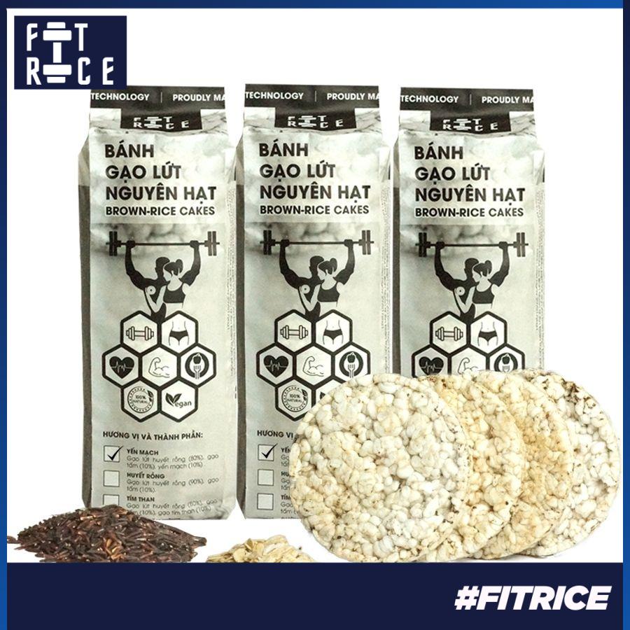 Bánh gạo lứt ăn kiêng FitRice - Hỗ trợ giảm cân, siết cơ, tập gym, eat clean