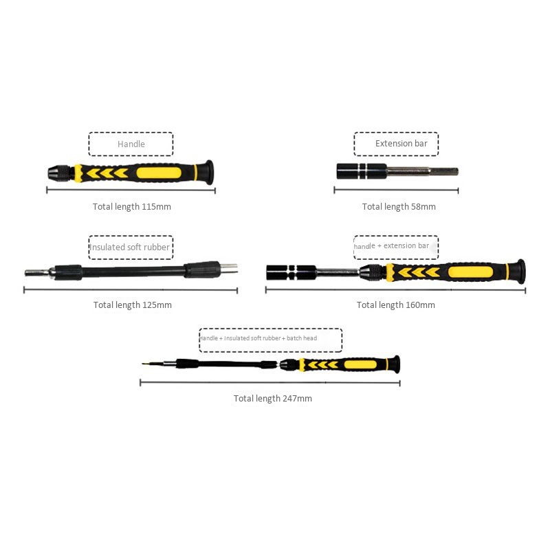 38 in 1 Screwdriver Set Screwdriver Kit Magnetic Screwdrivers Phone Opening Repair Tool for Laptop Mobile Phone | BigBuy360 - bigbuy360.vn